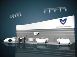 Эксклюзивный стенд для Marussia Motors